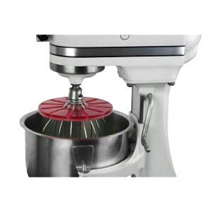 Whisk Wiper PRO와 KitchenAid 볼 리프트 스탠드 믹서 호환 - 지저분하지 않은 믹스 궁극의 액세서리 6와이어 위스키만 (색상: 빨간색)
