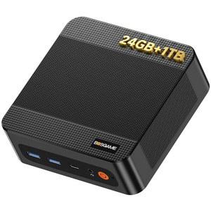 보스게임 P6 라이젠 9 6900HX 미니 PC 윈도우 11 프로, 24GB LPDDR5X 4800MHz 1TB PCIe4.0 SSD 컴퓨터, 듀얼 LAN, AX210 Wi-Fi 6E, BT 5.3, 4K 트리플 디스플레이, 라이트 게이밍 | 홈 오피스 비즈니스