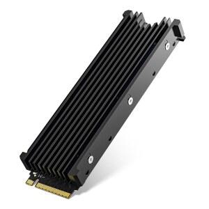 삼성 990 프로 / EVO Plus 9100 970 980 PRO 860 EVO용 M.2 2280 NVMe SSD 히트싱크, 써멀 실리콘 패드가 있는 PC용 쿨러 블랙