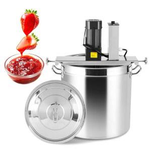 자동 음식 믹서 40L / 10.5갤런 300W 소스 교반기 튀김 기계 전기 믹서기 상업용 냄비 양념 바닥 수프 잼, 만들기