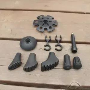 트레크 폴 바스켓 예비 부품 액세서리 하이킹 망원경 스틱 북유럽 산책 캠프 스키 발 목발 바 가방 진흙
