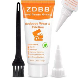 키치네이드 스탠드 믹서 무취 식품 등급 장비 윤활유, PTFE 에스프레소 머신이 포함된 ZDBB 그리스 맥주 통, 미트 슬라이서, 분쇄기, 1온스 1팩용 위생 윤활유