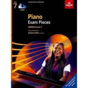 피아노 시험 작품 2023년과 2024년, ABRSM 7등급, 오디오 포함: 2024년 강의 계획서 중에서 선택됨 (ABRSM 작품)