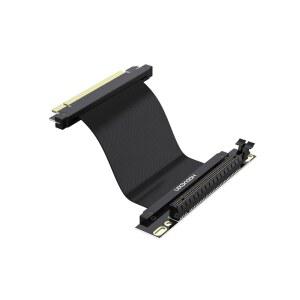 HAOYEXIN PCIE 3.0 X16 확장 케이블, PCI-E 16배 고속 라이저 카드 어댑터 카드-우각 커넥터 20CM