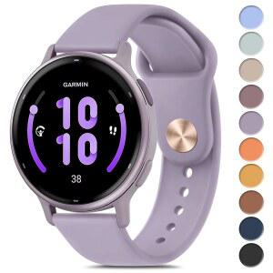 멜리야 밴드, Garmin Vivoactive 5 / 3 Watch Venu 2 Plus Sq 밴드 여성용, 5용 소프트 실리콘 스포츠 교체 스트랩, Plus, Sq, Venu, Vivomove 스포츠, 포러너 645 245 음악 스마트 워치와 호환됩니다