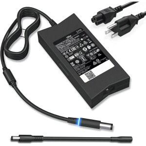 Dell XPS 15 Inspiron 7559 Precision 5510 도킹 스테이션 전원 코드 PA-4E(2팁 7.4 및 4.5mm)와 호환되는 SZGUULO 130W 노트북 충전기