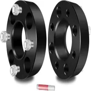 SCITOO 2PCS 2 4개의 러그 허브센트릭 휠 스페이서 4x110mm 10x1.25 스터드 2000-2006년 랜처 350