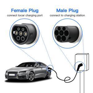 휴대용 EV 충전 케이블 3.6 7.2 11 22 KW 전기 자동차 1P 3P  2 남성 IEC62196-2 연장 famale