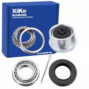 XiKe 1 세트는 25mm 액슬 트레일러 휠 허브 베어링 키트 30205 및 씰 TC 로터리 콰이어트 고속 테이퍼 롤러