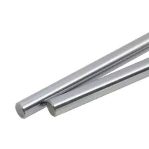 ReliaBot 2PC 6mm x 2362 3.94 인치 케이스 경화 크롬 도금 선형 모션 로드 샤프트 가이드 - 메트릭 h8