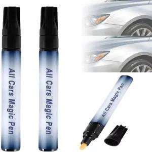 2PCS 매직 자동차 스크래치 리무버 펜 모든 페인트 수리 휴대용 퀵 픽스 차량 색상에 적합하며 여행
