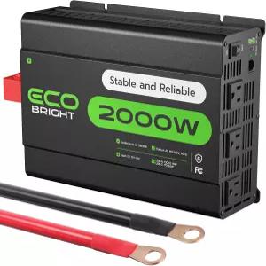 차량 및 가정용 2000W 파워 인버터 3개의 AC 콘센트 PD30W 노트북 휴대폰용 18W USB 포트가 있는 DC 110V