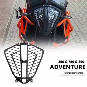390 어드벤처 790 어드벤처 R 890 ADV S 오토바이 헤드라이트 가드 커버 보호 그릴 블랙 390ADV 790ADV 890