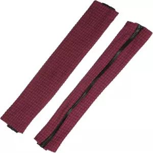 PATIKIL 18x4.3 사무용 의자 팔걸이 커버 1쌍 긴 컴퓨터 지퍼 탈착식 휴식 슬립커버 손걸이 보호대