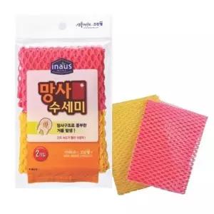 고품질 크린랩망사수세미2P (W9BD178)