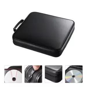 60 용량 CD 케이스 영화 보관 주머니 자동차용 휴대용 DVD 정리함