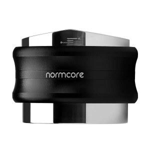 Normcore 58.5mm 2-in-1 커피 디스트리뷰터 & 탬퍼, 스프링 조절 깊이가 내장된 듀얼 헤드 에스프레소 레벨러, 바리스타와 가정용 58mm 포타필터에 적합