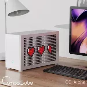 콤보큐브 CC 미니 ITX 케이스 85L 알루미늄 CNC SFF PC 섀시 SFX PSU 35mm G 휴대용 데스크탑 컴퓨터