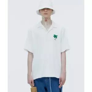 노앙 NOHANT TERRY SHORT S리 LEEVE SHIRT WHITE 0NHP1SH004 3368546