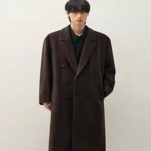 드로우핏 프리미어 퓨어 캐시미어 로브 더블 코트 [CHESTNUT BROWN] 겨울더블
