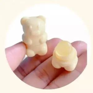 메이크업 미니 귀여운 립 붓핑거팁 브러쉬 립솔 휴대용 립밤 화장 실리콘 브러시