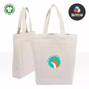 고품질 포켓에코백 심플페브리가방 천가방백 (WA28426)