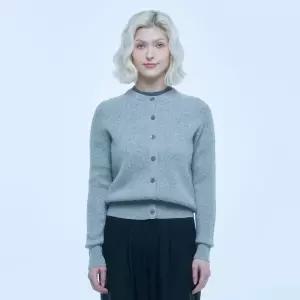 퓨어 캐시미어 100 베이직 가디건 (UFKKCA15CC-GREY)