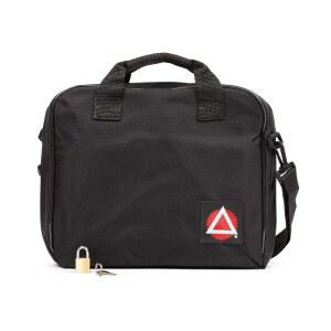 National Notary Association Carry-All 공증인 가방 포켓, 조절 레터 캐리올 포함, 여러 사이즈 - 가능한 어깨끈, 자물쇠 블랙. 미니