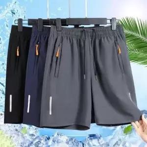 남성 미우 여름 쿨 반바지 5부 지퍼포켓 스 트레이닝