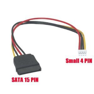 PH2.0 ITX 메인 보드 컴퓨터 케이스 용 SATA 15PIN 전원 공급 장치 케이블 분배기에 미니 소형 소형 4PIN P