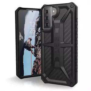 URBAN ARMOR GEAR UAG 디자인 삼성 갤럭시 S21 플러스 케이스 탄소 섬유 견고한 경량 슬림 충격 방지 프리