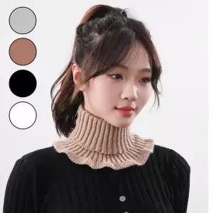 여성폴라티 니트 넥워머 페이크 목폴라 목폴라티 여성폴라티 목토시 폴라티 터틀넥 목티