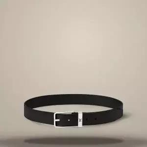 [LOUIS VUITTON]루이비통 남성 블랙 가죽 벨트 퐁 뇌프 M8202 157105128