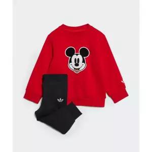 [국내정품] 아디다스 ADIDAS KIDS X 디즈니 미키마우스 크루 세트 인펀트 - 레드 JN7707 144935