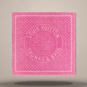 [LOUIS VUITTON]루이비통 LV 데님 스탬프 스퀘어 90 푸시아 157105461