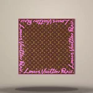 [LOUIS VUITTON]루이비통 스크립트 스퀘어 55 핑크 157105473
