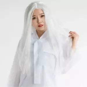 할로윈 한국 귀신 백발 가발 파티 복장 소품 매력
