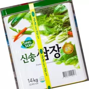신송식품 신송 쌈장 캔 14kg 전통 장 대용량 업소용 양념