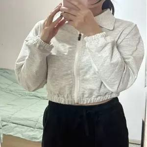[하프클럽/]자켓 집업 가을 크롭 봄 여자 트레이닝 점퍼 카라 숏