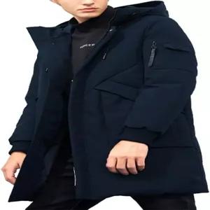 파이오니어 캠프 남성 겨울 코트 방수 두꺼운 파카 롱 후드 패딩 재킷