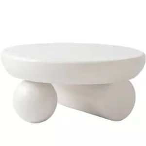 커피테이블 좌식 인테리어 식탁 협탁 화이트 테이블 75X75X30