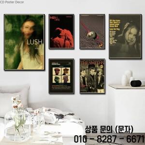 빈티지 음악 앨범 포스터 가수 Lizzy Grant TV 소녀 레트로 캔버스 페인팅 룸 홈 바 장식