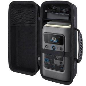 ANKER SOLIX C300 DC 전력 뱅크 스테이션 실외 288WH 90000MAH 휴대용 발전소 300W 태양광 발전기와 호환되는 CO2CREA 하드 트래블 케이스