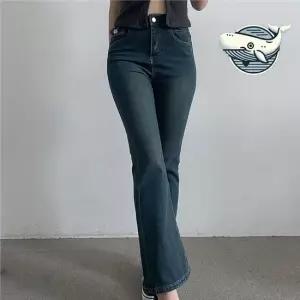 스타일리시 부츠컷 청바지 세미롱 여성용 데일리 여름바지 여성여름팬츠 편한바지