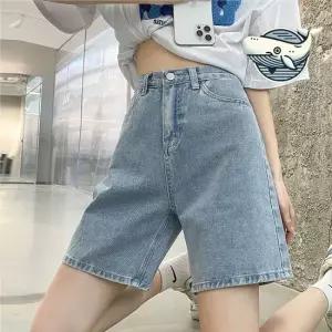 여름 데일리 모던 청바지 하이웨스트 세미 일자 청바지 여름청바지 와이드청바지