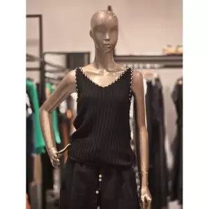 재고소진 제시뉴욕 라인배색 민소매티셔츠 JF55NSKW6500