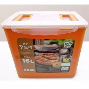 진공 밀폐 용기 김장용기 16리터 된장항아리