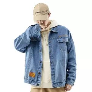 [하프클럽/]패션 남자 청자켓 데일리룩 점퍼 아우터 간절기 잠바