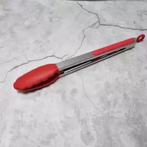 주방 집게 실리콘 스텐 핫집게 1P