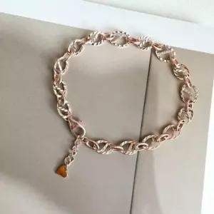 20대여성 컷팅 볼륨 H 팔찌 로즈골드 18k 20cm
